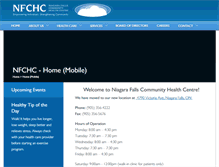 Tablet Screenshot of nfchc.ca